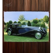 Металлическая табличка Bugatti Type 41 Coupe de Ville